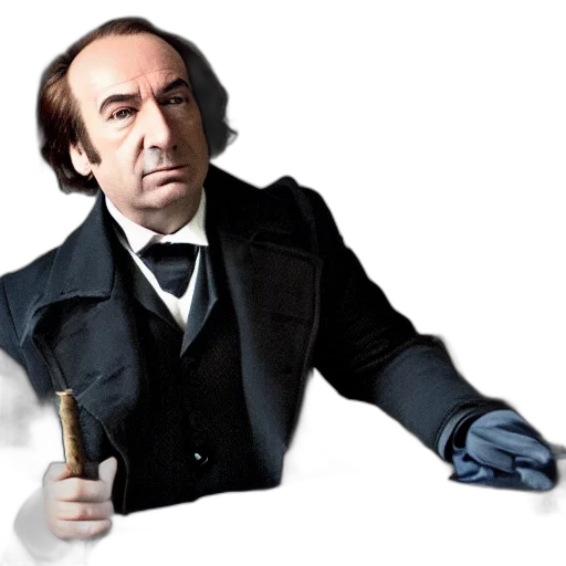 staff, face, photorealistic, concept art, saul, goodman, karl, marx transparent PNG cut-out