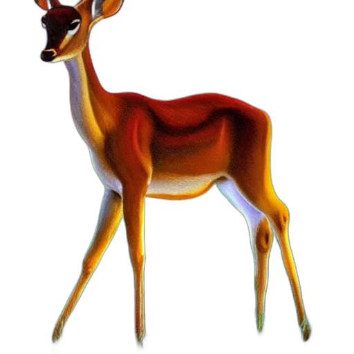 animal, crown, staff, creature, concept art, 3d render, photorealistic, watercolor transparent PNG cut-out