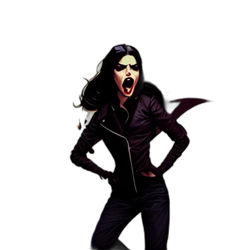 jacket, creature, comic book art, concept art transparent PNG cut-out