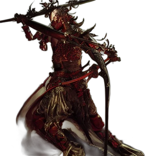 sword, staff, weapon, dragon, concept art, fantasy art, 3d render, photorealistic transparent PNG cut-out