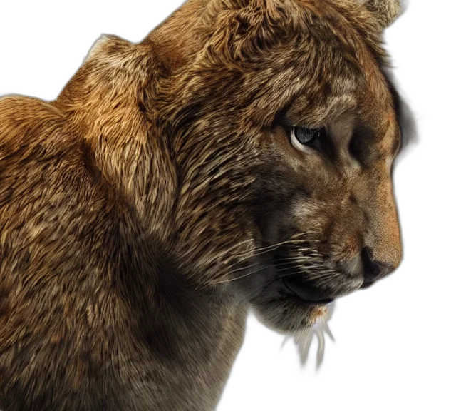 animal, crown, creature, photorealistic, 3d render, concept art, fantasy art, photo transparent PNG cut-out