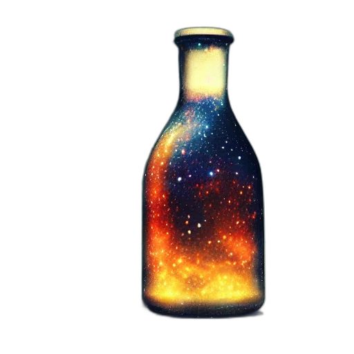 bottle, food, dress, weapon, pixel art, concept art, fantasy art, 3d render transparent PNG cut-out