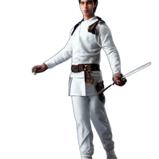 staff, sword, weapon, jacket transparent PNG cut-out