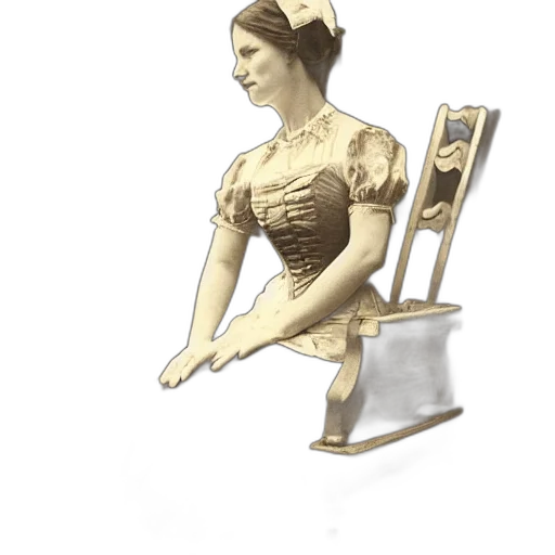 dress, furniture, jewelry, staff transparent PNG cut-out
