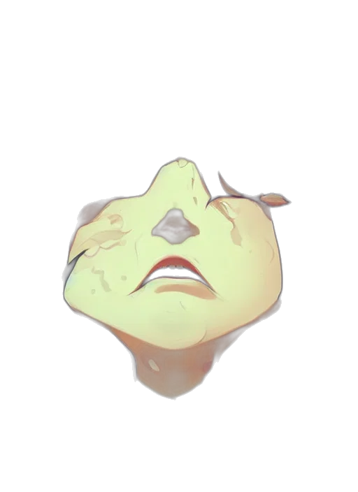 face, creature, mask, staff transparent PNG cut-out