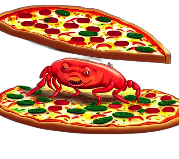 food, animal, 3d render, photorealistic transparent PNG cut-out