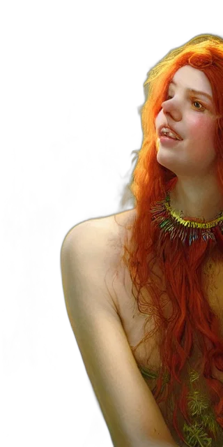 jewelry, crown, dress, hair, photorealistic, 3d render, oil painting, fantasy art transparent PNG cut-out