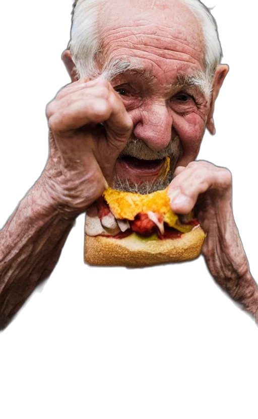food, creature, face, animal transparent PNG cut-out