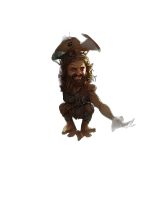 creature, dragon, animal, staff, concept art, fantasy art, 3d render, pixel art transparent PNG cut-out