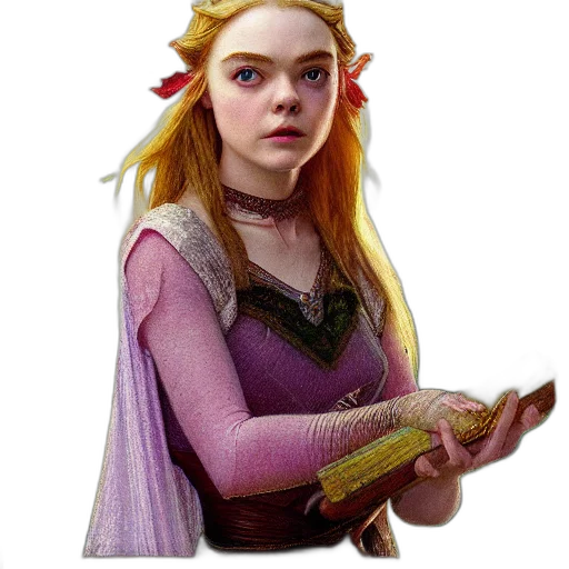 staff, dragon, face, dress transparent PNG cut-out