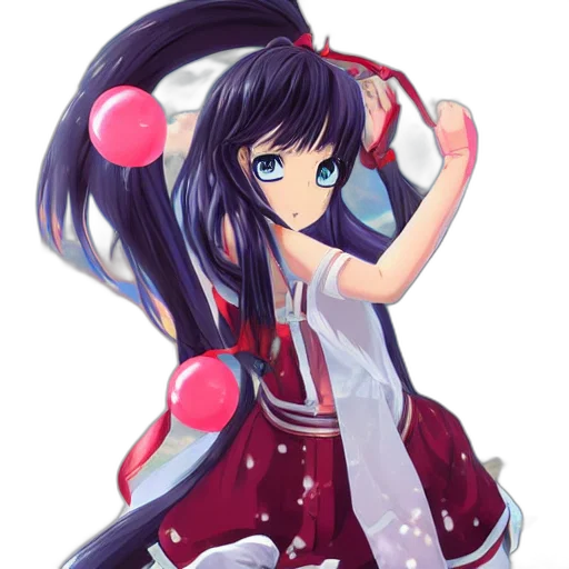 staff, dress, weapon, umbrella, anime, pixel art, cartoon, concept art transparent PNG cut-out