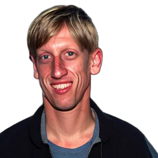 face, staff, jacket, hair transparent PNG cut-out