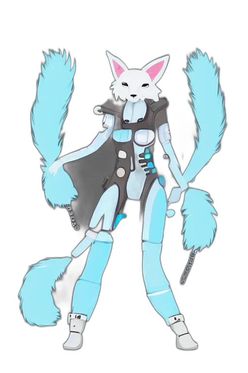 robot, staff, weapon, creature transparent PNG cut-out