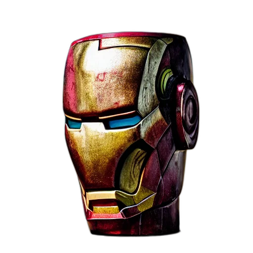 mask, face, robot, comic book art transparent PNG cut-out