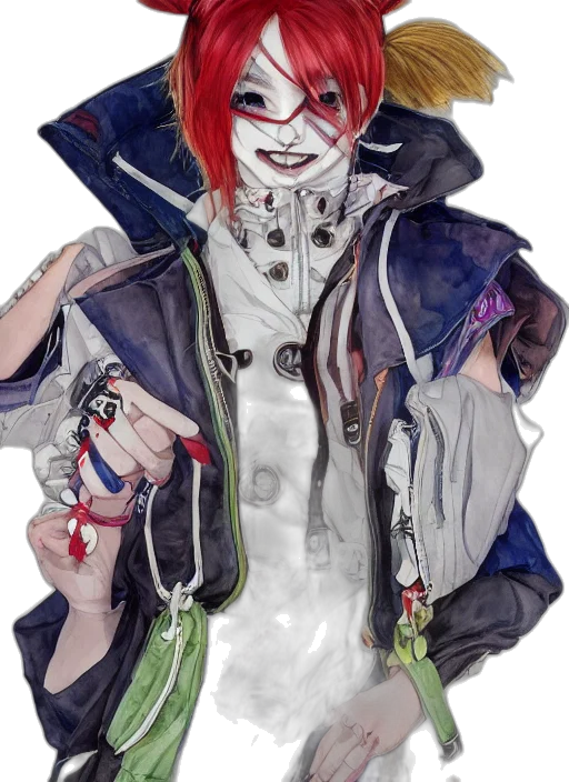 jacket, mask, face, weapon transparent PNG cut-out