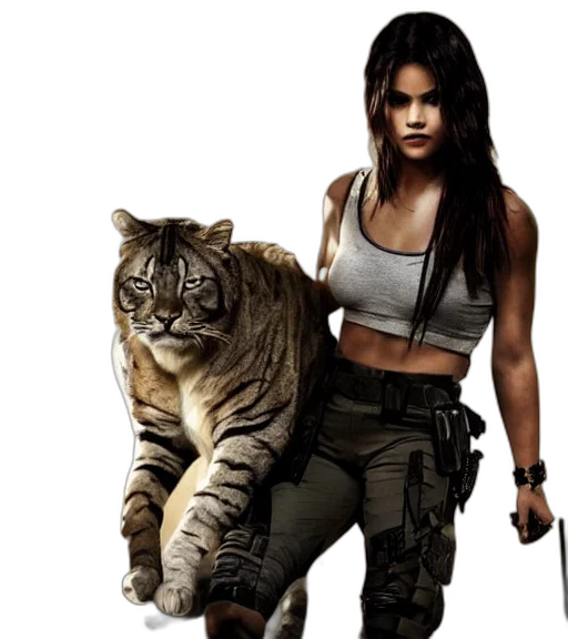 animal, weapon, concept art, photorealistic, comic book art, fantasy art, badass, photo transparent PNG cut-out