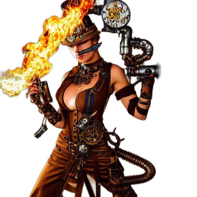 staff, weapon, jewelry, concept art, comic book art, fantasy art, cyberpunk, fire transparent PNG cut-out