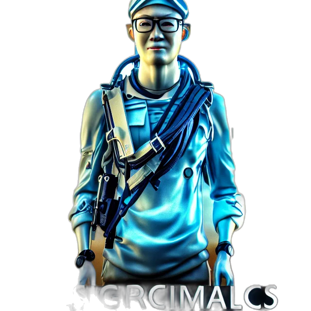staff, weapon, jacket, concept art transparent PNG cut-out