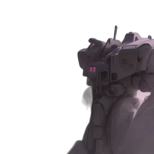 robot, weapon, staff, sword, concept art, 3d render, cyberpunk, vaporwave transparent PNG cut-out