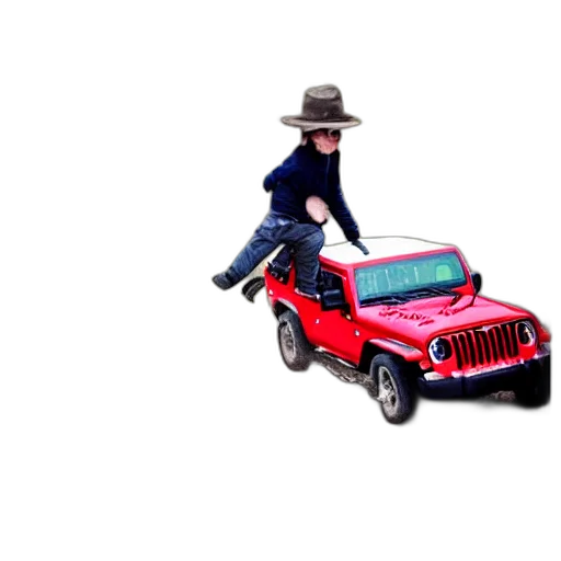 car, hat, animal, robot, 3d render, concept art, photorealistic, pixel art transparent PNG cut-out