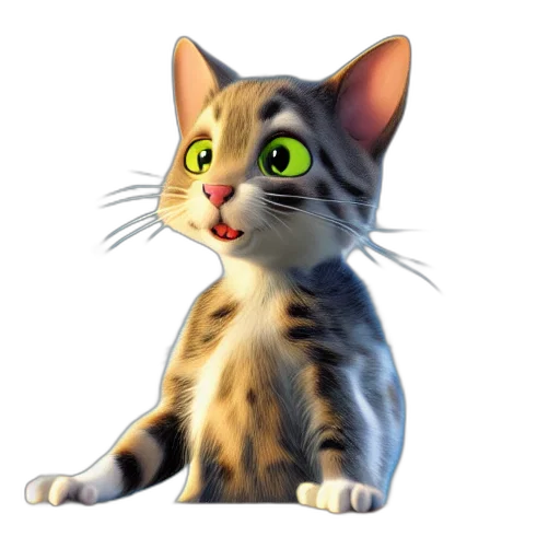 animal, staff, 3d render, photorealistic, concept art, cartoon, hyper, realistic transparent PNG cut-out