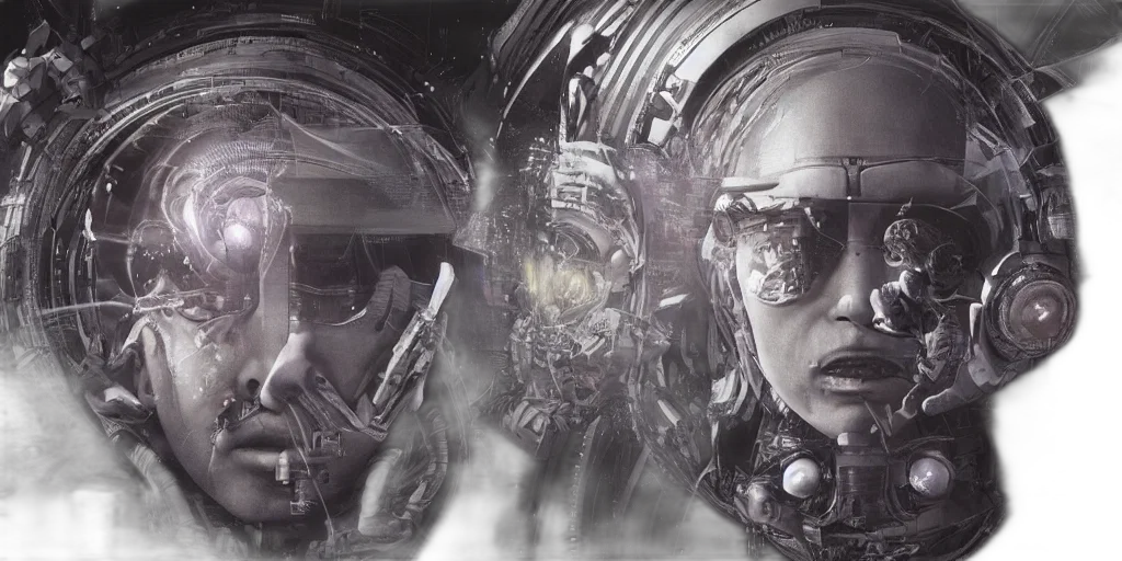 cyberpunk, concept art, comic book art, photorealistic, outer space, space, god, aliens transparent PNG cut-out