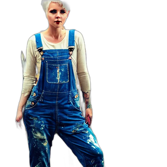 jacket, cyberpunk, concept art, blue, full, body, pose, beautiful transparent PNG cut-out