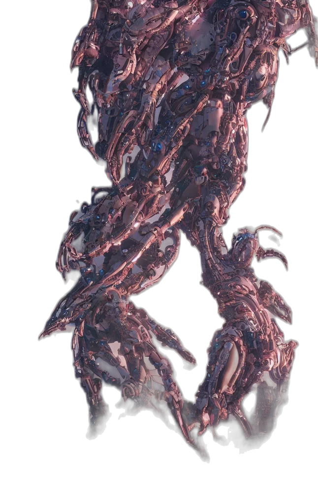 hair, dragon, creature, tree transparent PNG cut-out