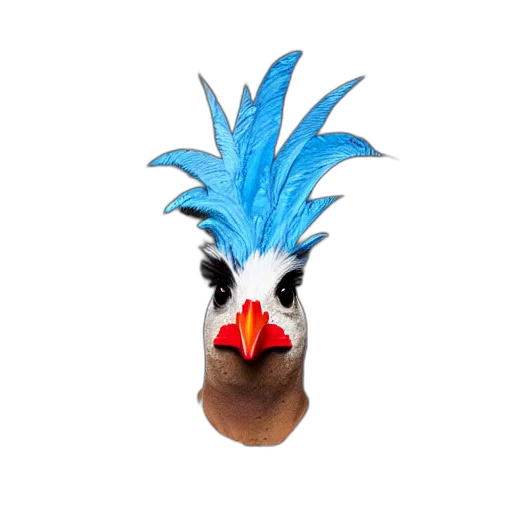 mask, animal, hat, creature, 3d render, photorealistic, concept art, cartoon transparent PNG cut-out