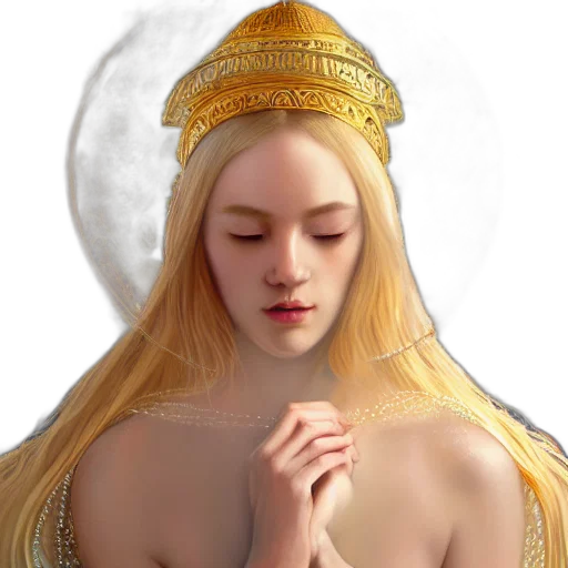 crown, jewelry, fantasy art, photorealistic transparent PNG cut-out