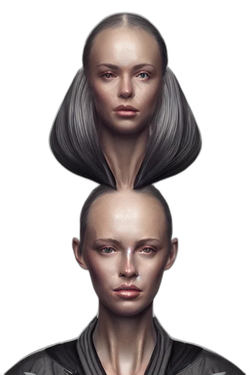 face, hair, crown, mask transparent PNG cut-out