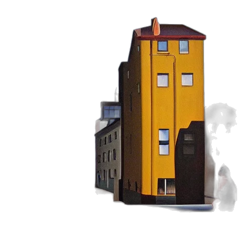 building, furniture, face, concept art, 3d render, photorealistic, pixel art, city street transparent PNG cut-out