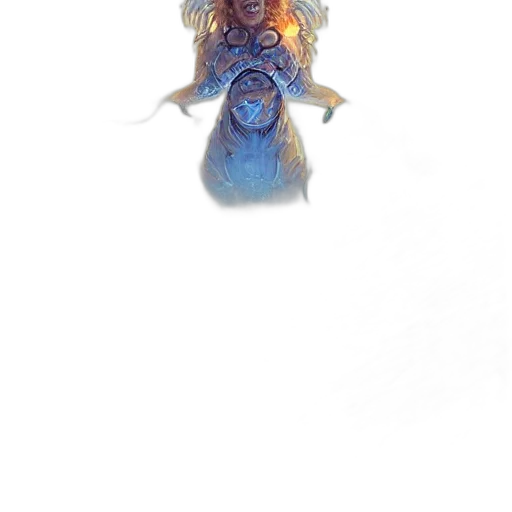 crown, staff, creature, jewelry transparent PNG cut-out