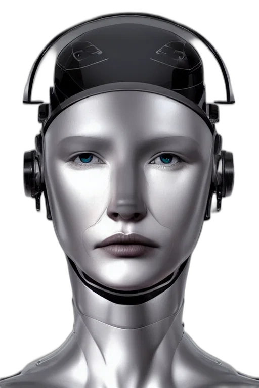robot, face, mask, cyberpunk, 3d render, concept art, photorealistic, human transparent PNG cut-out