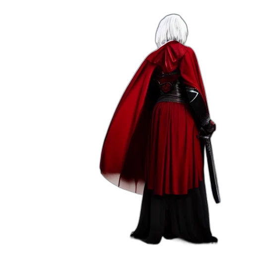 jacket, dress, staff, mask transparent PNG cut-out