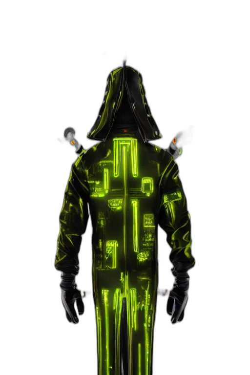 jacket, robot, cyberpunk, concept art transparent PNG cut-out