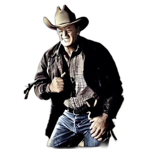 jacket, animal, john, wayne transparent PNG cut-out