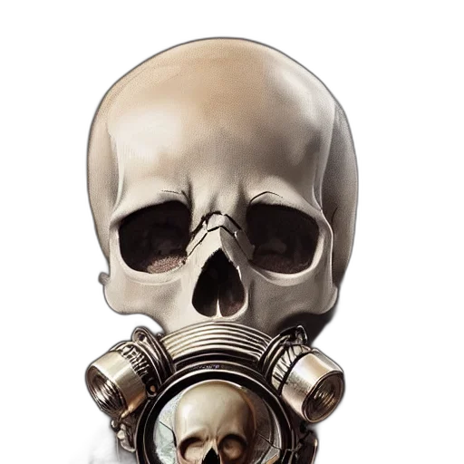 mask, jewelry, face, weapon, concept art, photorealistic, 3d render, fantasy art transparent PNG cut-out