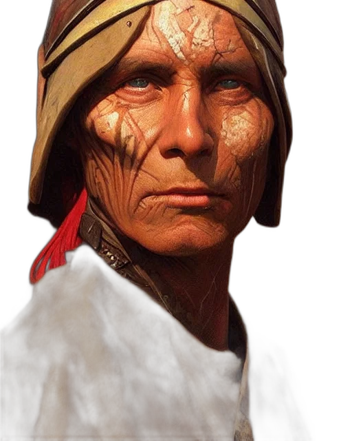 face, mask, staff, hat transparent PNG cut-out