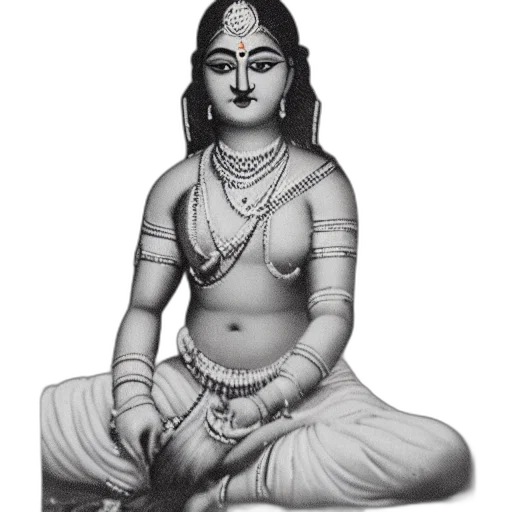 jewelry, staff, face, pencil sketch transparent PNG cut-out