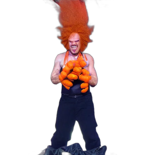 hair, staff, creature, food, concept art, 3d render, photorealistic, blanka transparent PNG cut-out
