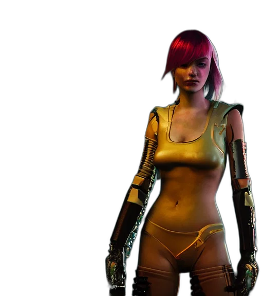 robot, cyberpunk, concept art, 3d render, fantasy art, golden, neon, anthromorphoic transparent PNG cut-out