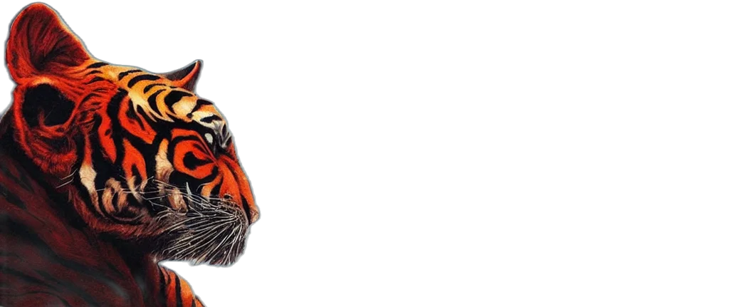 animal, hair, crown, mask, photorealistic, 3d render, two, headed transparent PNG cut-out