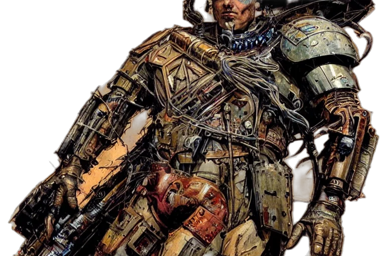 robot, weapon, concept art, cyberpunk transparent PNG cut-out