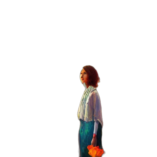 dress, jacket, staff, robot, pixel art, concept art, photorealistic, 3d render transparent PNG cut-out