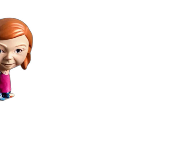 face, hair, staff, pixel art, cartoon, concept art, greta, thunberg transparent PNG cut-out