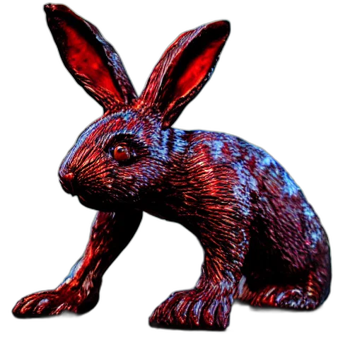 animal, creature, 3d render, pixel art, concept art, photorealistic, realistic, sculpture transparent PNG cut-out
