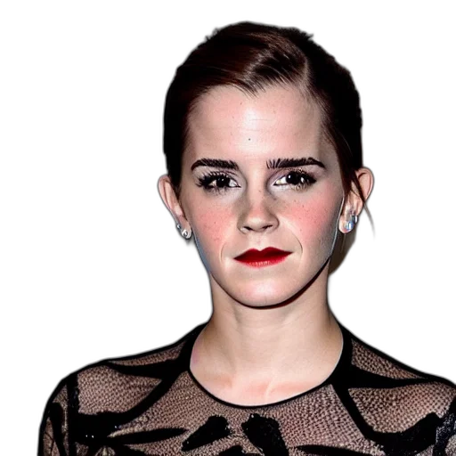 dress, face, hair, photorealistic, cartoon, emma, watson, telephone transparent PNG cut-out