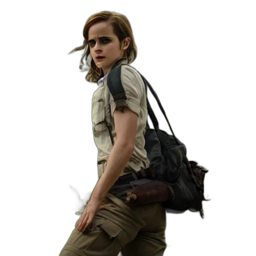 jacket, staff, concept art, photorealistic transparent PNG cut-out