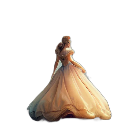 dress, crown, jewelry, hair transparent PNG cut-out